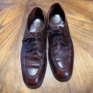 Florsheim Mens 10.5 D Lace up Office Shoes 722436 Brown Leather Soles Oxford